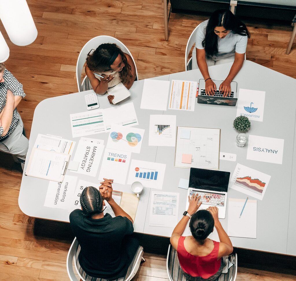 Team working together