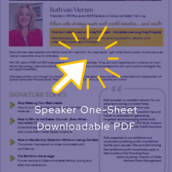 Downloadable Speaker One-Sheet